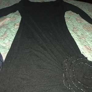 Grey dress 100 percent cotton made in Italy